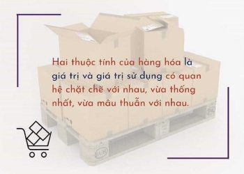 Hàng hóa có hai thuộc tính là giá trị sử dụng và giá trị, có mối quan hệ vừa mâu thuẫn vừa thống nhất với nhau tạo nên sự liên kết chặt chẽ.