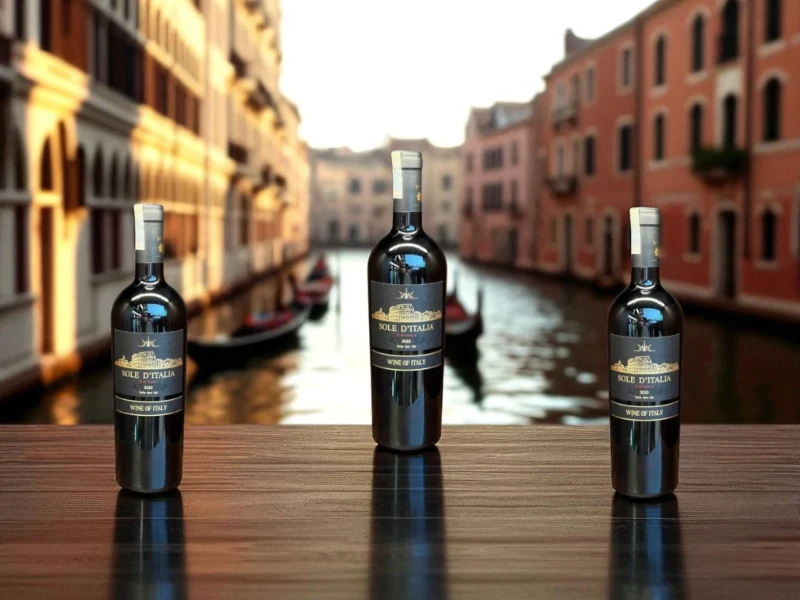 Sole D’Italia là dòng rượu vang mang phong cách đặc trưng của nước Ý